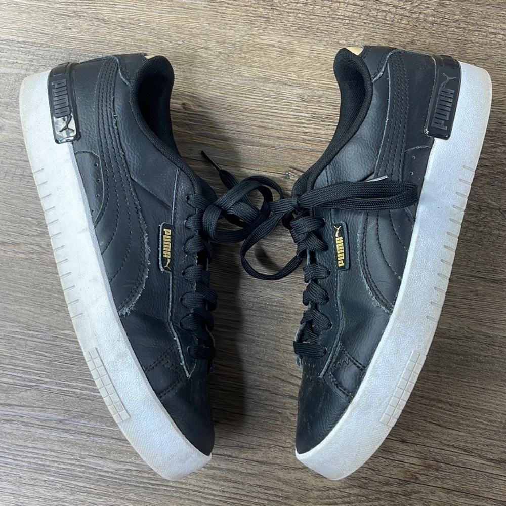 Puma Women’s Black Jada Trainers Lace Up Sneakers Casual Shoes 380751-07, Size 8